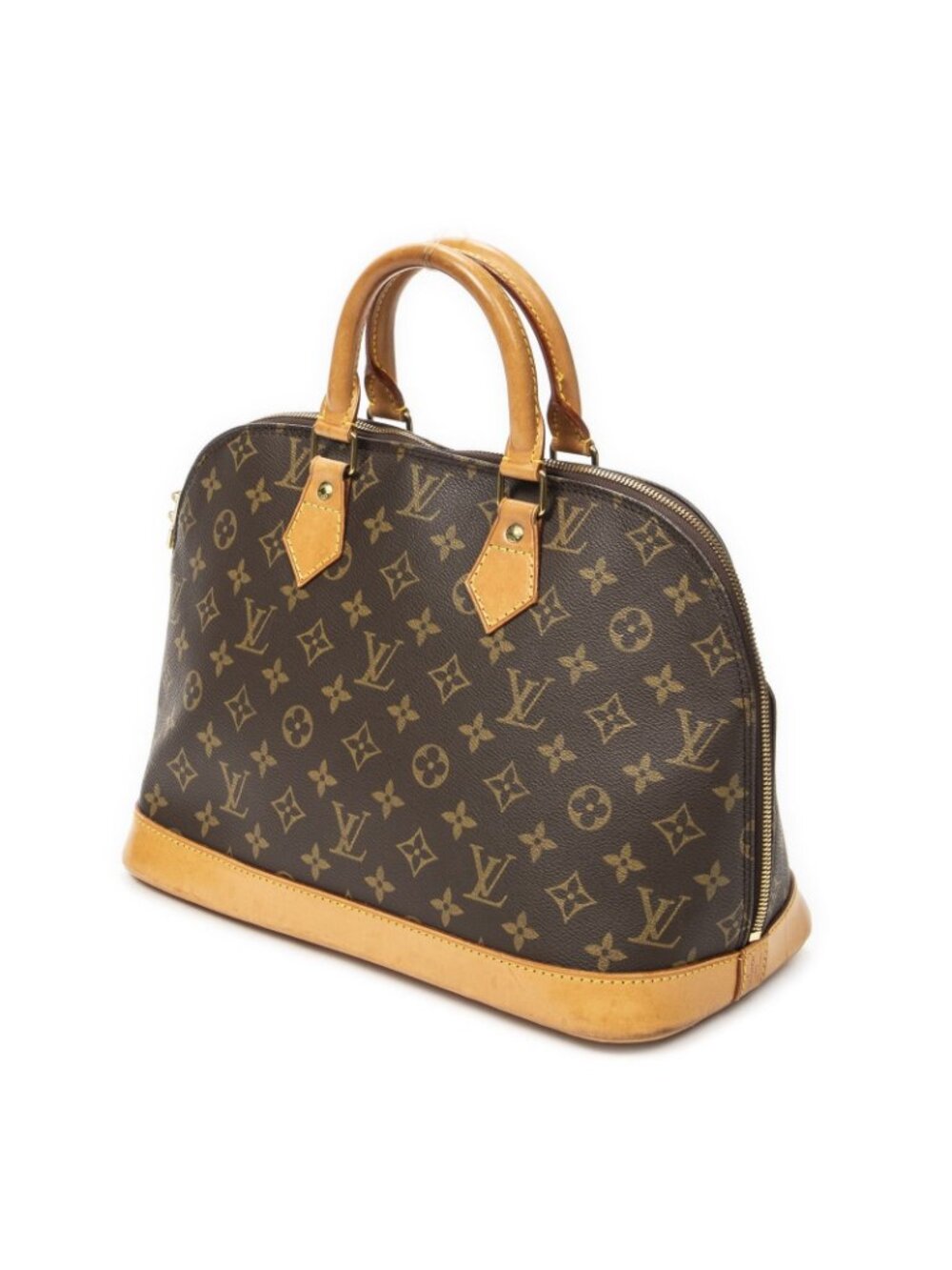 Louis Vuitton Alma Brown Monogram Canvas Handbag - Picture 2 of 10
